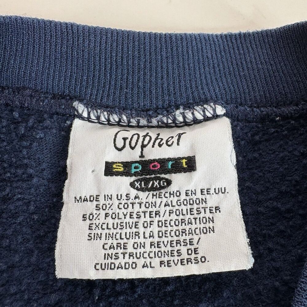 Vintage Noah’s Ark Crewneck Sweatshirt, Dark Blue, Womens XL, Gopher Sport, - Picture 4 of 8